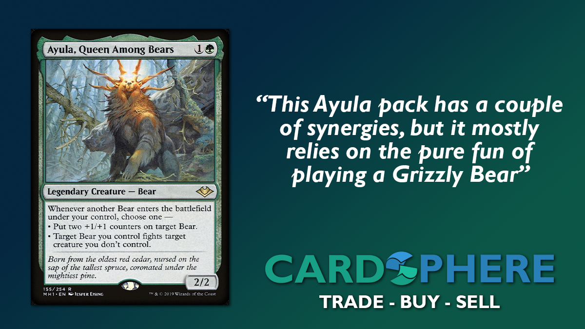 Ayula, Queen Among Bears BEAR TRIBAL Magic MTG Custom Commander Deck